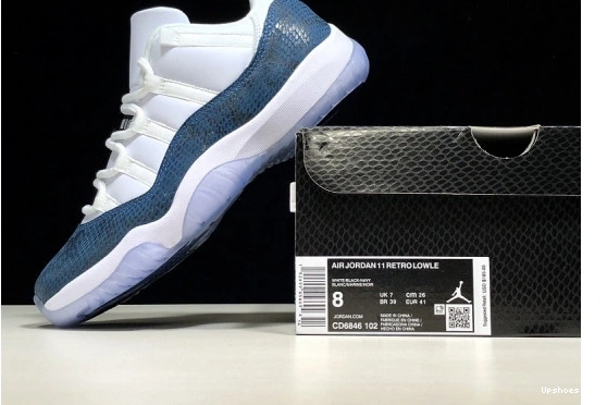 11 CD6846-102 'Blue Jordan Low Air Snakeskin' CD6846-102 0530
